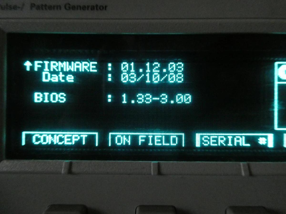 Used Agilent 81110A Pulse Pattern Generator 165/330 MHz with 81111A Modules Untested