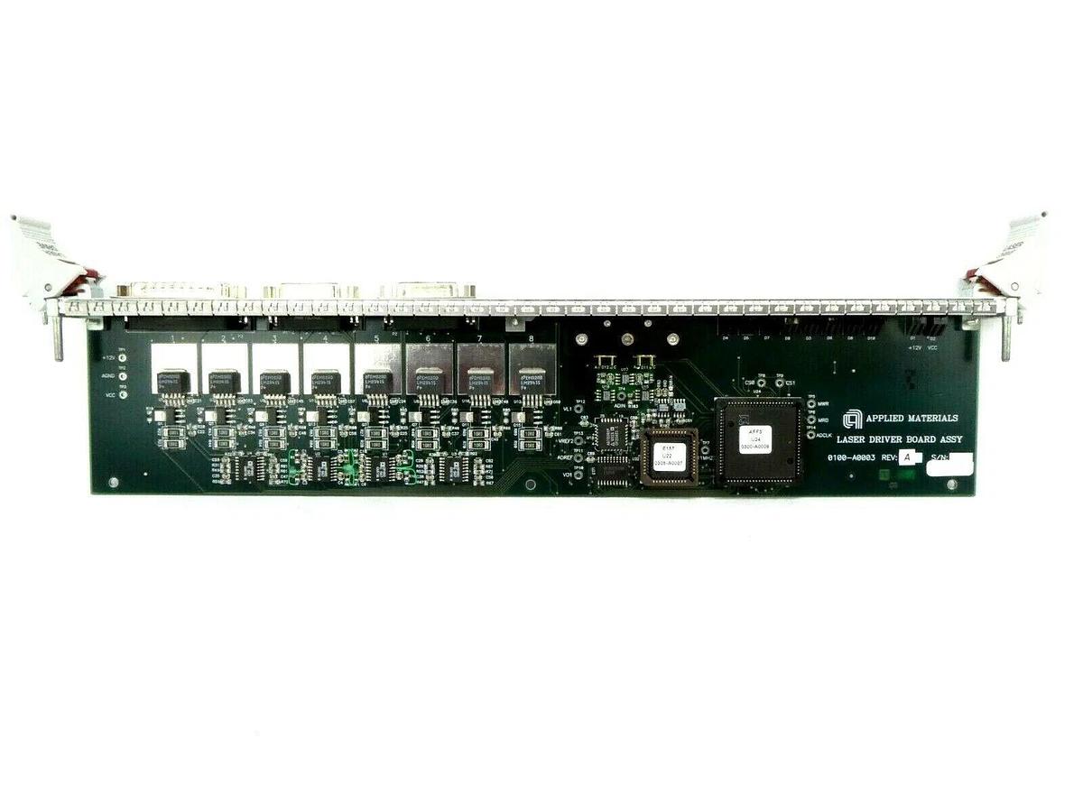 Used AMAT Applied Materials 0100-A0003 Laser Driver Board PCB Card 200mm Working