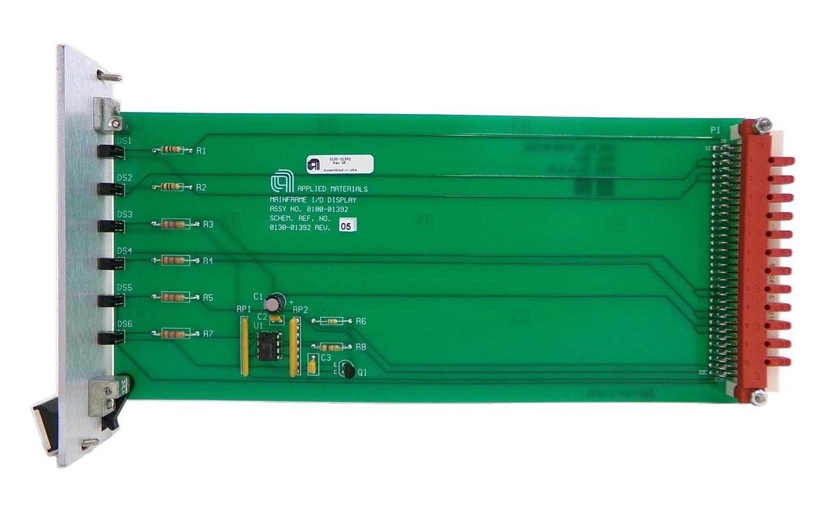 AMAT Applied Materials 0100-01392 Mainframe I/O Display PCB Card 0130-01392 New