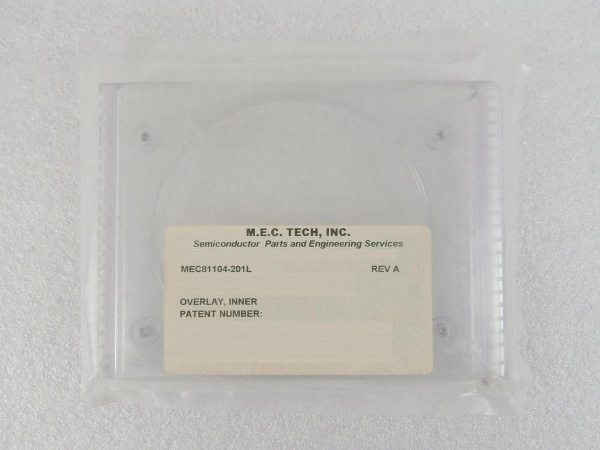 M.E.C. Tech MEC81104-201L Inner Overlay AMAT Applied Materials Lot of 5 New