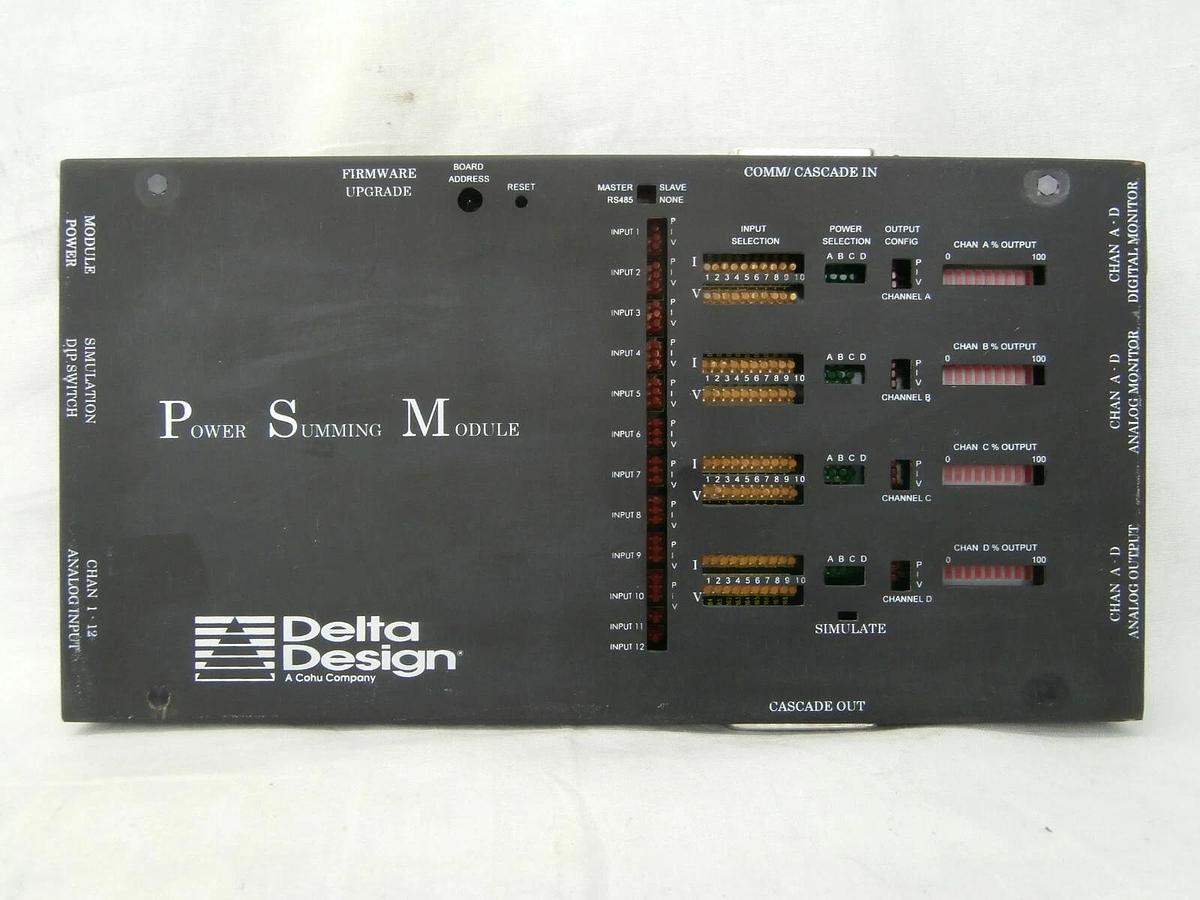 Used Delta Design 1944602-501 PSM Power Summing Module Used Working