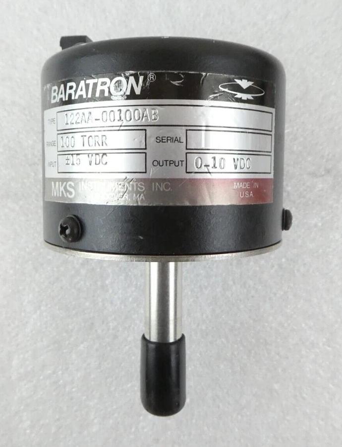 Used MKS Instruments 122AA-00100AB Baratron Pressure Transducer Lot of 6 Surplus