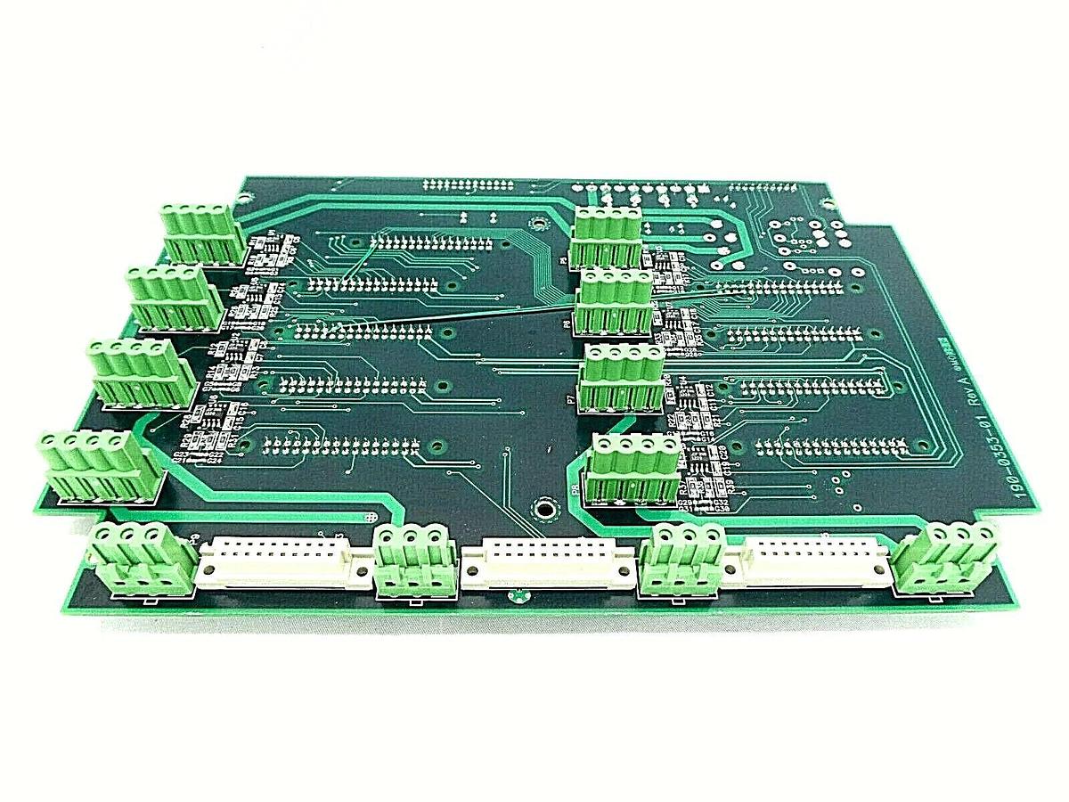 Used Dynatronix 138-0353-03 Backplane Board PCB 190-0353-01 Working Surplus
