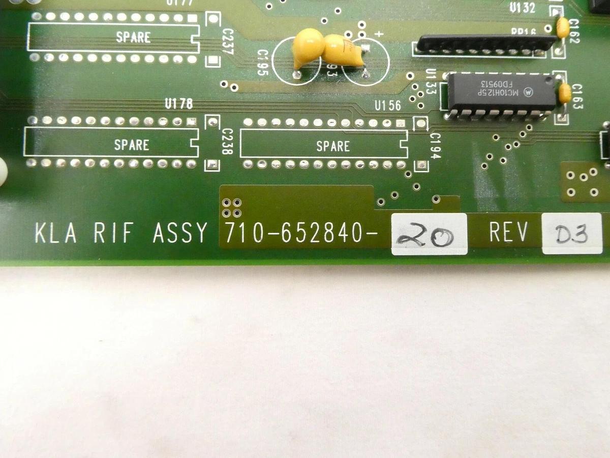 Used KLA Instruments 710-652840-20 KLA RIF Board PCB Card 073-652839-00 2132 Working