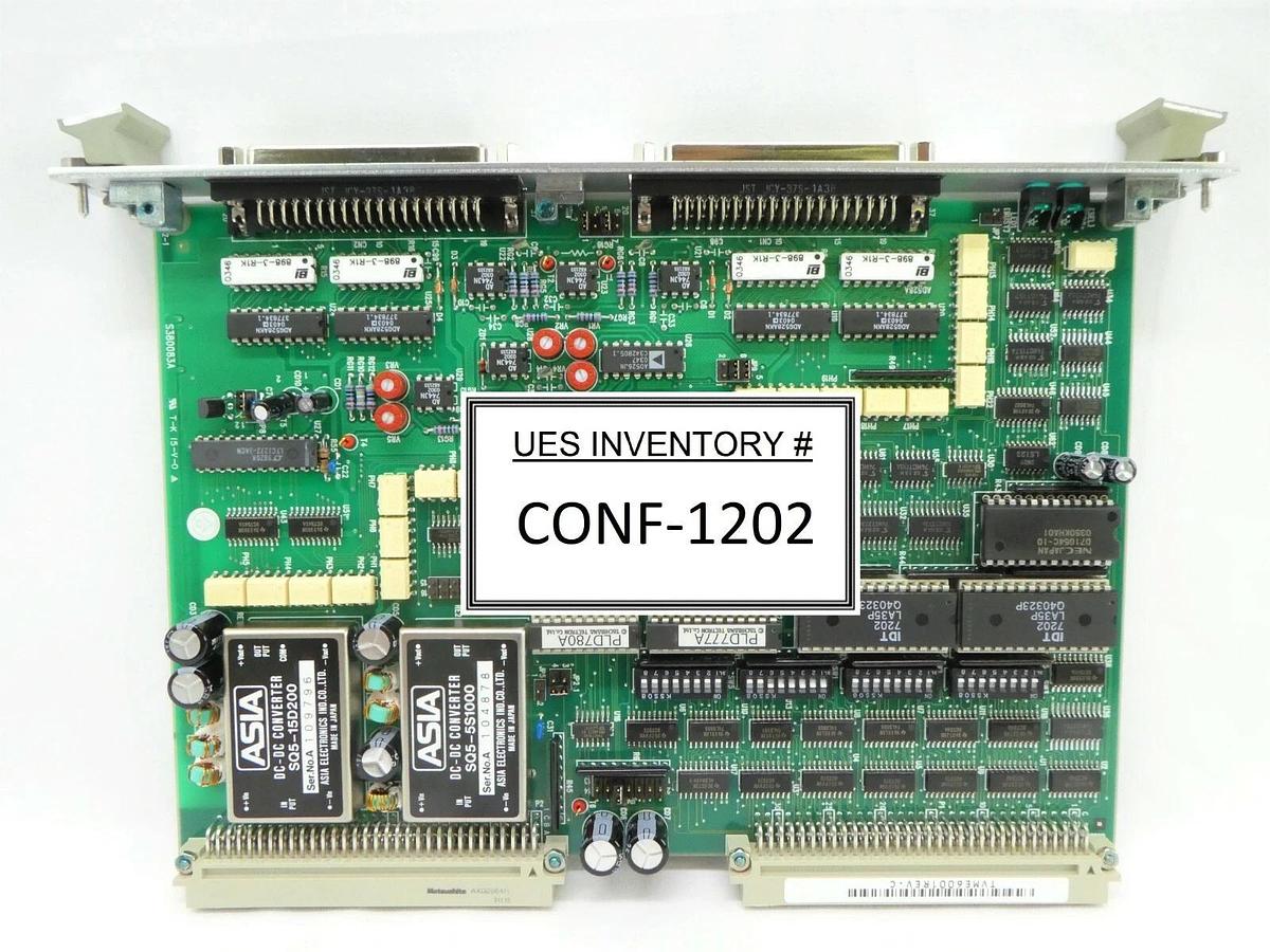 Used Tachibana Tectron TVME6001 Processor PCB Card Rev. C JEOL JWS-7555S Working