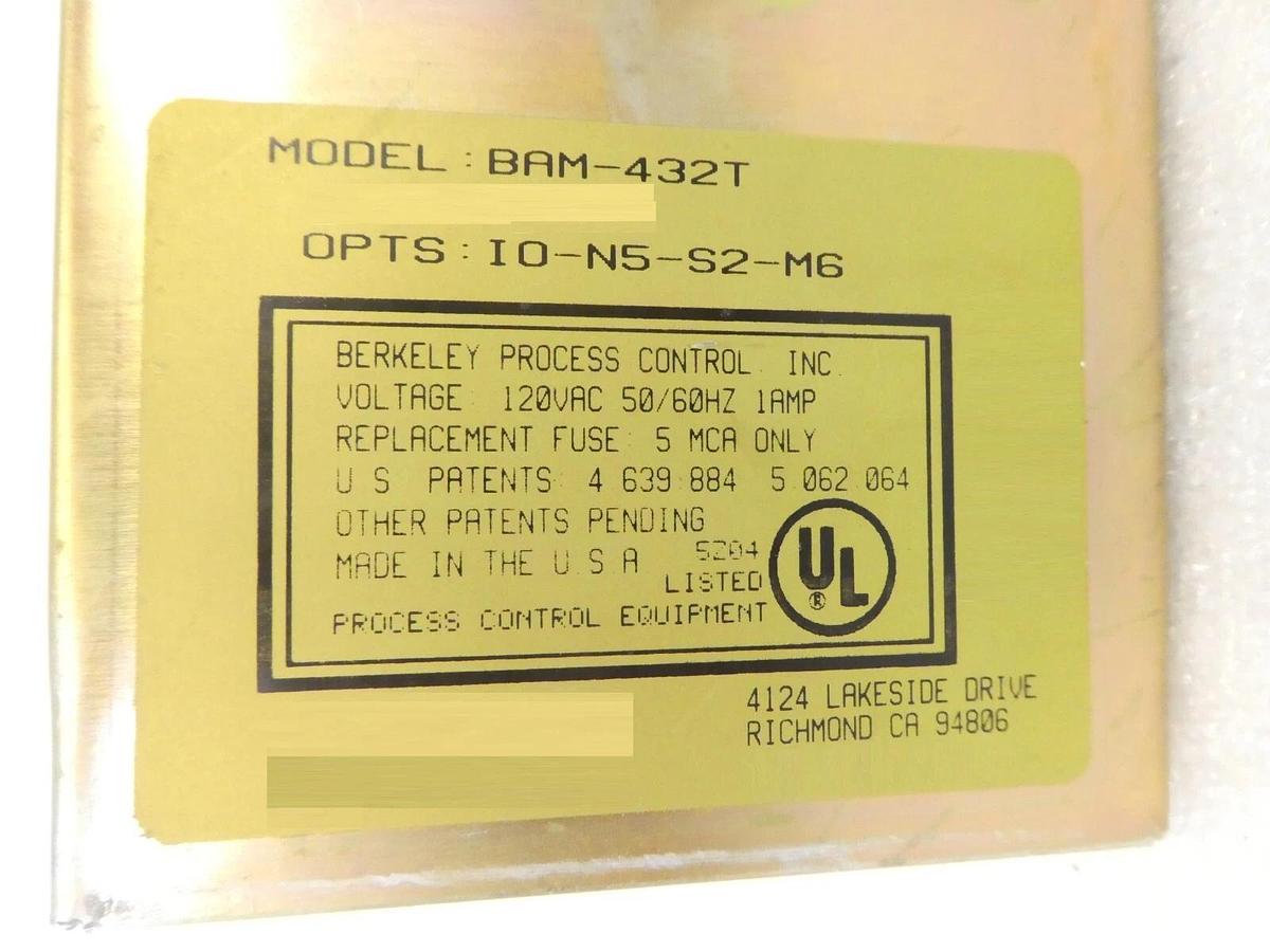 Used Berkeley Process Control BAM-232T 2-Axis Machine Controller Bam-232 Working