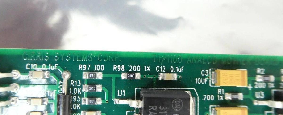 Used Cirris Systems 17-24008-01D T1.1100 Analog Mother Board PCB 1000V 1500V Working