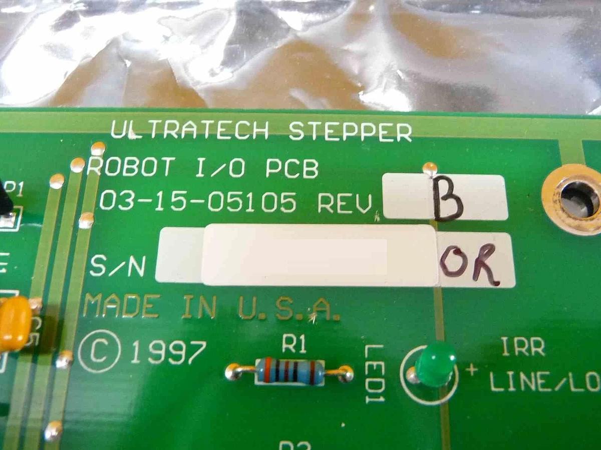 Used Ultratech Stepper 03-15-05105 Robot I/O Interface Board PCB Working Surplus