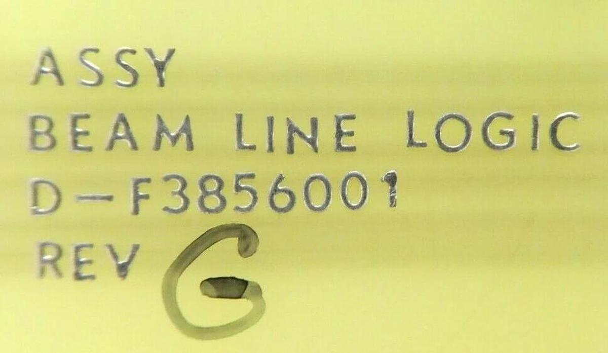Used Varian Semiconductor VSEA D-F3856001 Beam Line Logic Board PCB Card Rev. G Spare
