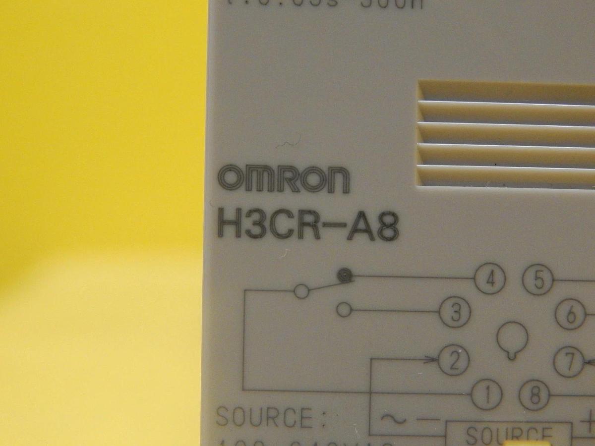 Used Omron H3CR Analog Timer Lot of 4 H3CR-H8L H3CR-A8 TEL Tokyo Electron PR300Z Used