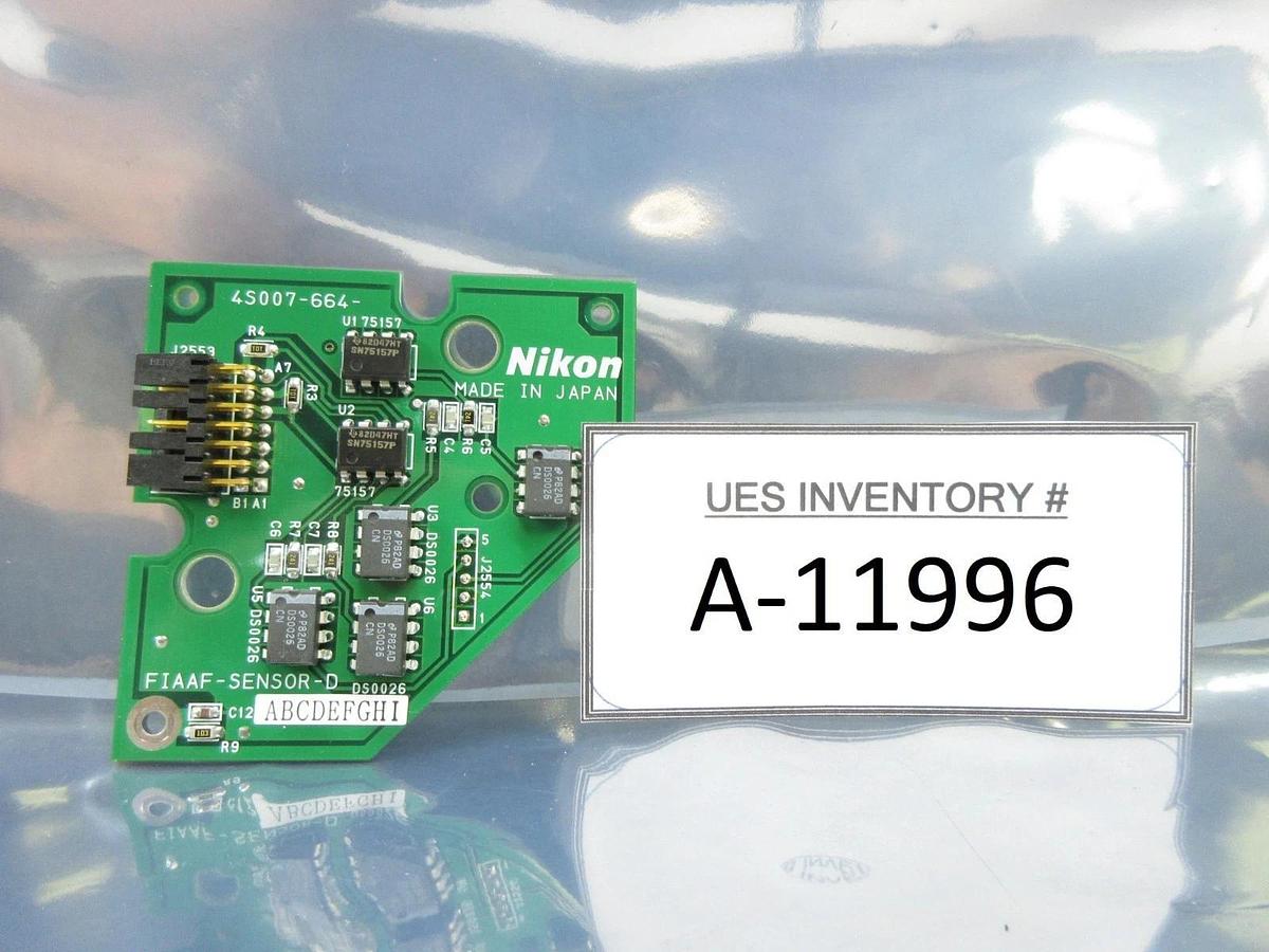 Used Nikon 4S007-664 FIAAF Sensor Board PCB FIAAF-SENSOR-D NSR-S204B Used Working