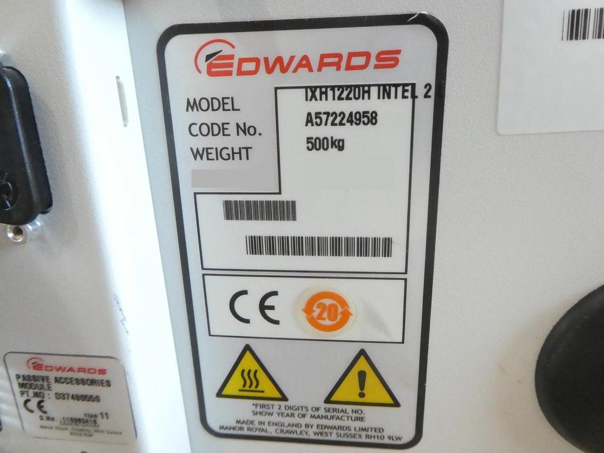 Refurbished iXH 1220H Edwards A57224958 Vacuum Pump IXH1220 208V Manufacturer Refurbished
