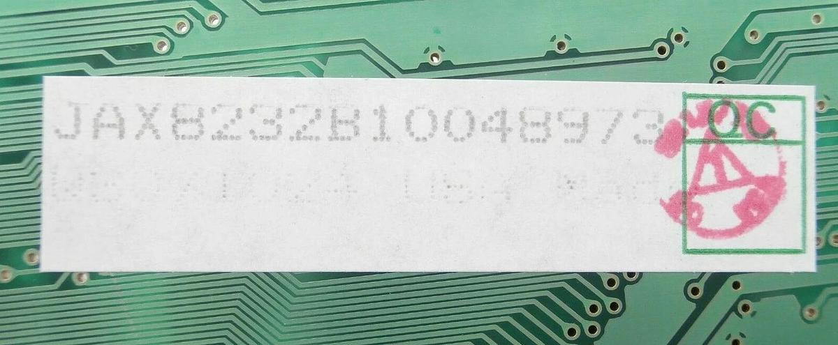 Used Trident JAX8232B10048973 ISA Video Card PCB Card JAX-8232B/V1 Clusterlock 7000