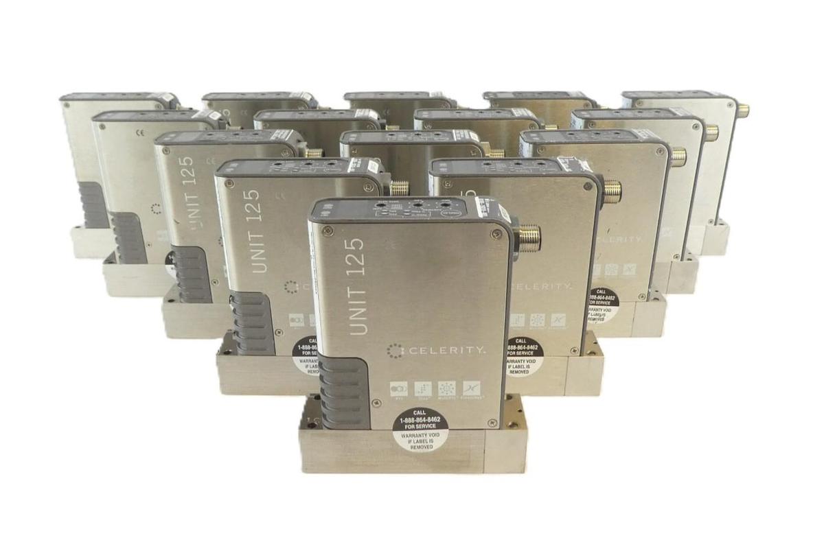 Used Celerity IFC-125C Mass Flow Controller MFC UNIT 125 Reseller Lot of 15 Working