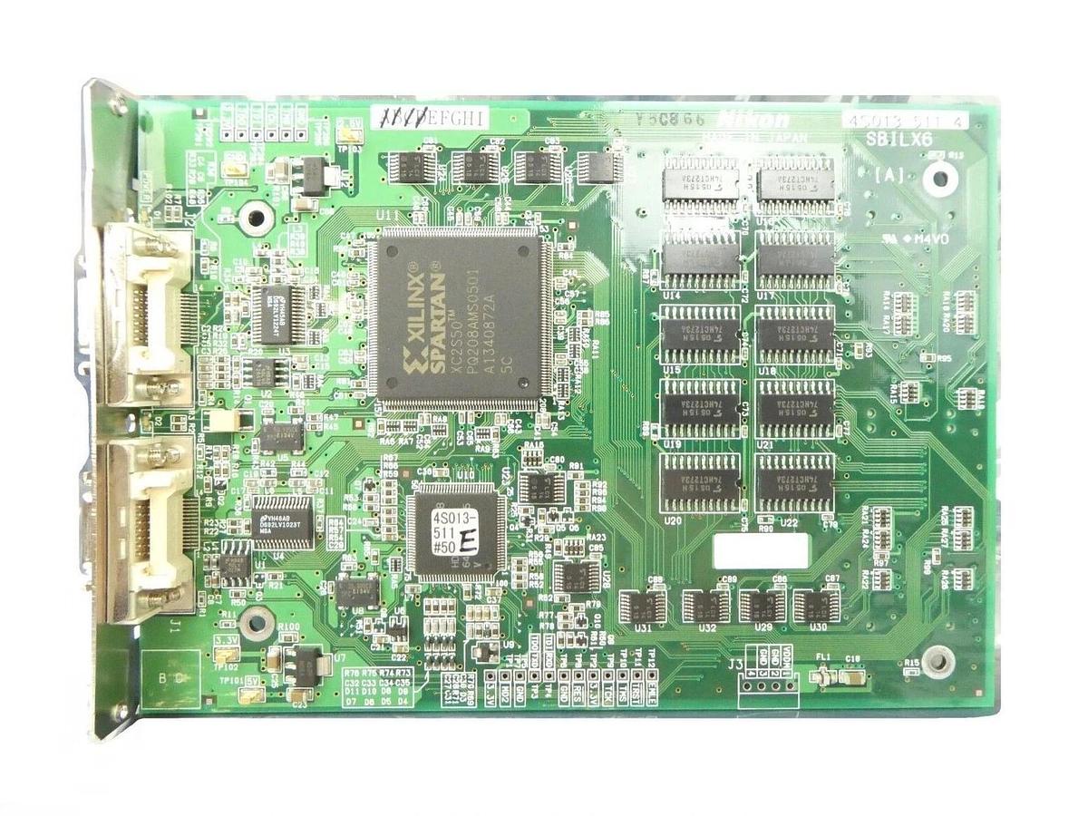 Used Nikon 4S013-511-4 Data I/O Driver Board SBILX6 NSR Series Working Surplus
