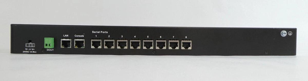 Used Moxa NPort 6650-8 16-Port Terminal Server AMAT 0190-38062 Working Surplus