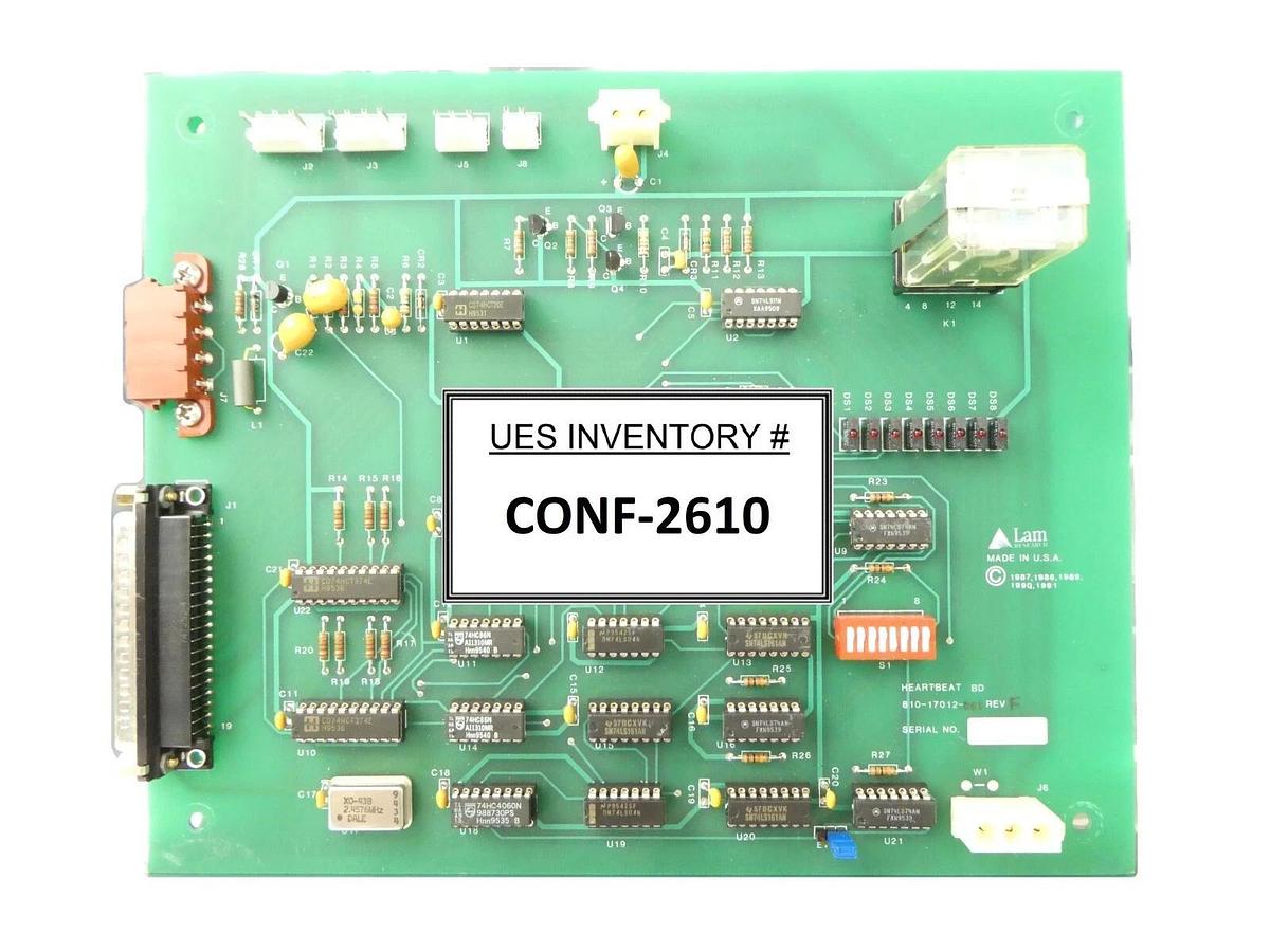 Used Lam Research 810-17012-001 Heartbeat BD PCB Rev. F Rainbow 4420 Working Surplus