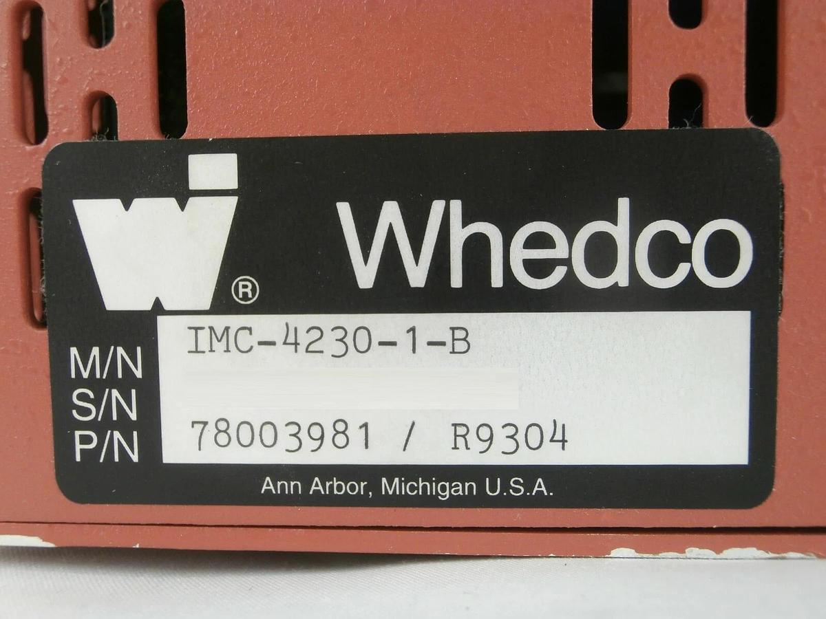 Used Whedco 78003981 IMC Series Intelligent Motor Controller IMC-4230-1-B Working