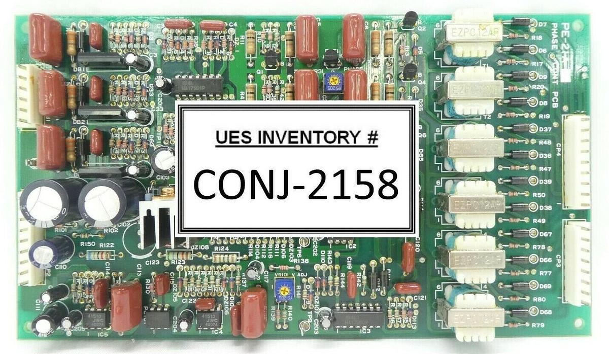 Used Varian Semiconductor Equipment VSEA PE-21A Phase Control PCB Working Surplus