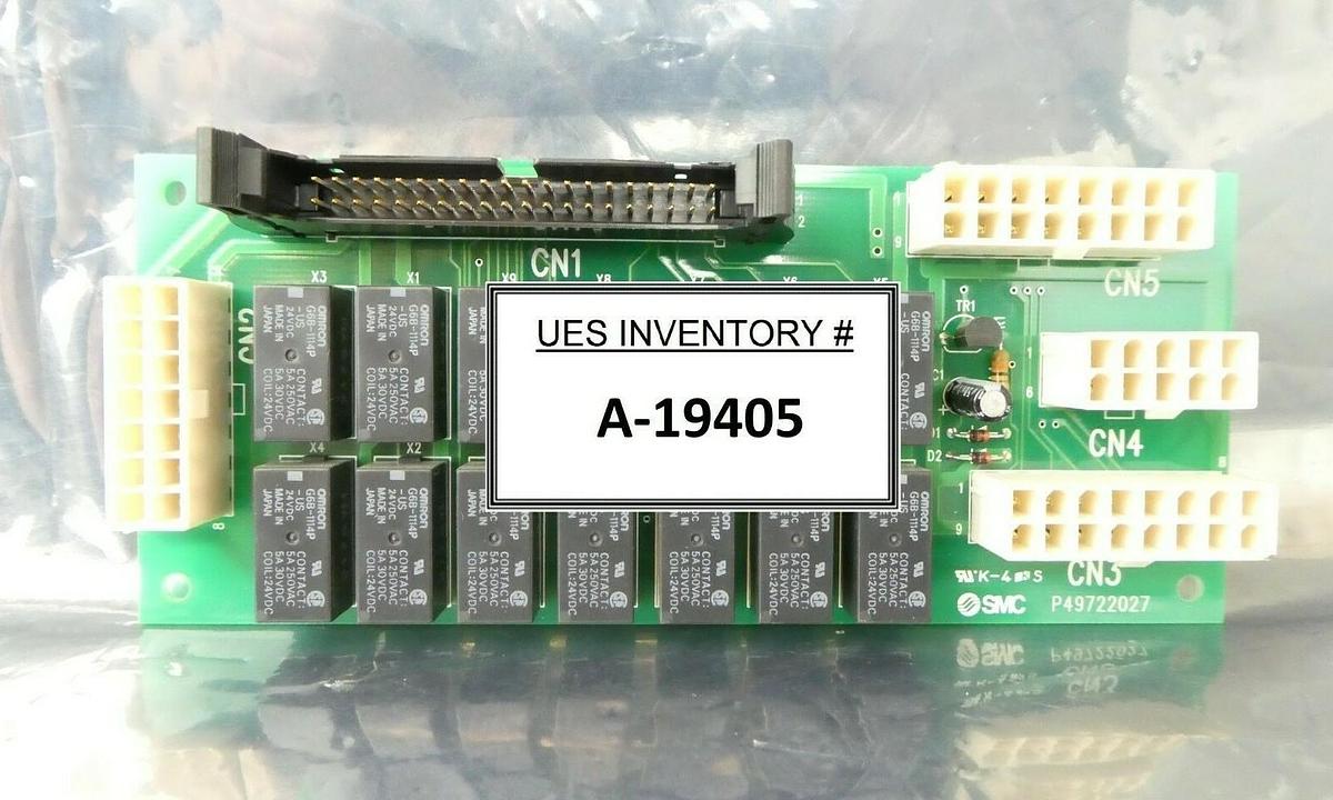 Used SMC P49722027 Relay Interface Module PCB Rudolph F30 TEL Tokyo Electron Working