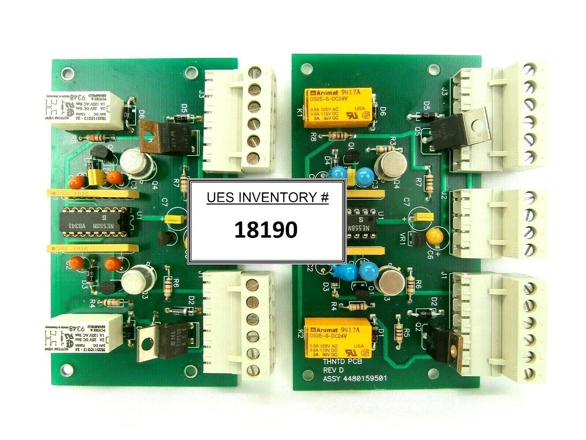 Used Plasma-Therm 4480159501 THNTD PCB Board Clusterlock 7000 Reseller Lot of 2 Spare