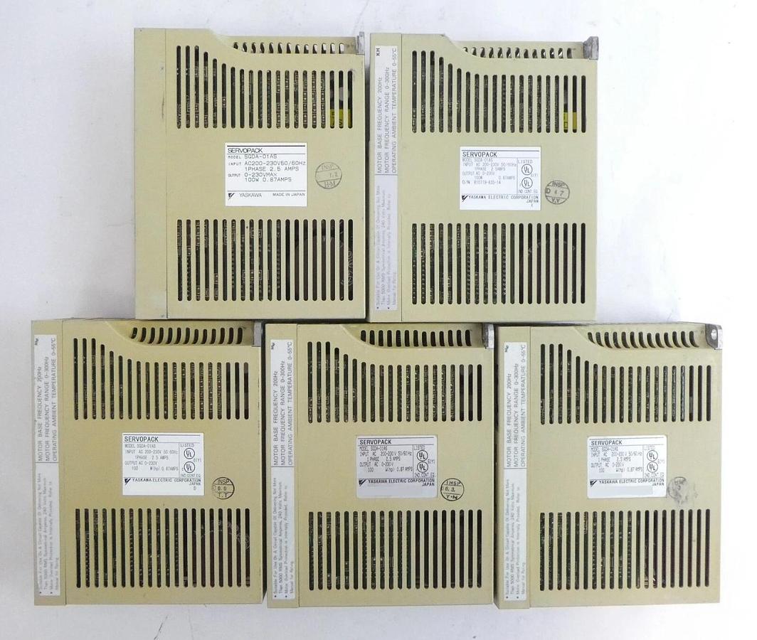 Used Yaskawa Electric SGDA-01AS SGDA-02AS Servo Driver Servopack Lot of 14 Working
