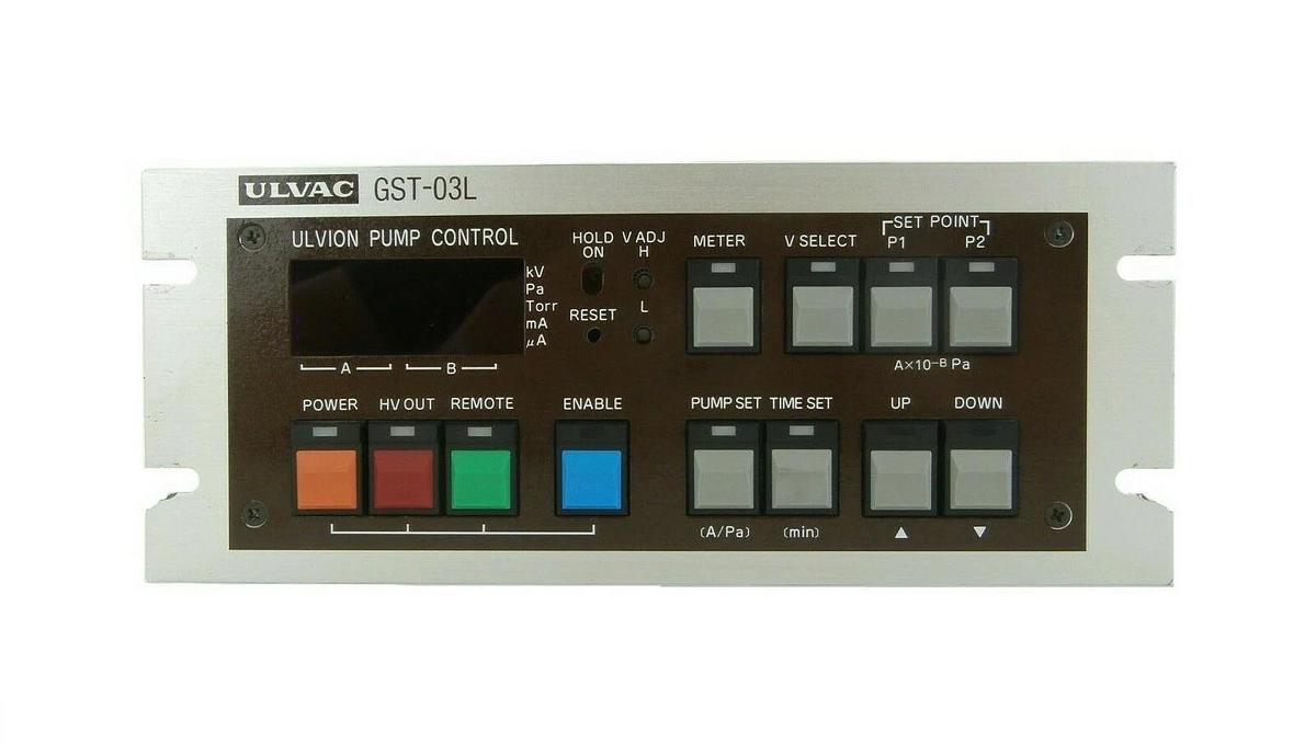 Used Ulvac GST-03L Ulvion Pump Controller with Cable Set Working Spare