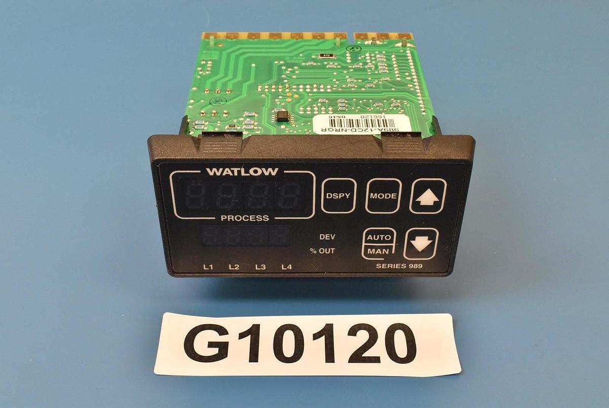 Used Watlow 989A-12CD-NRGR Series 989 Temp Gauge