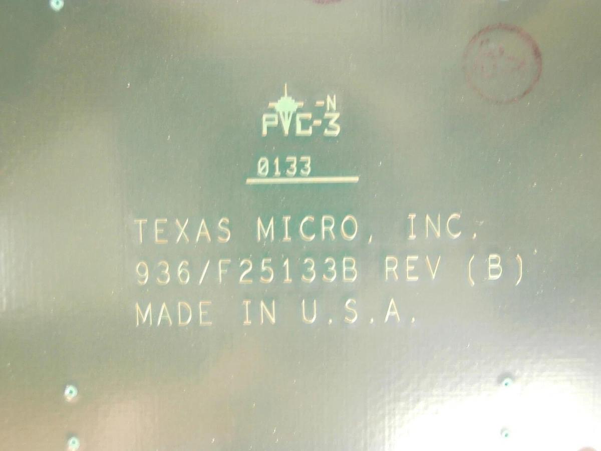 Used Texas Micro 936/F25133B Backplane Interface Board PCB Working Surplus