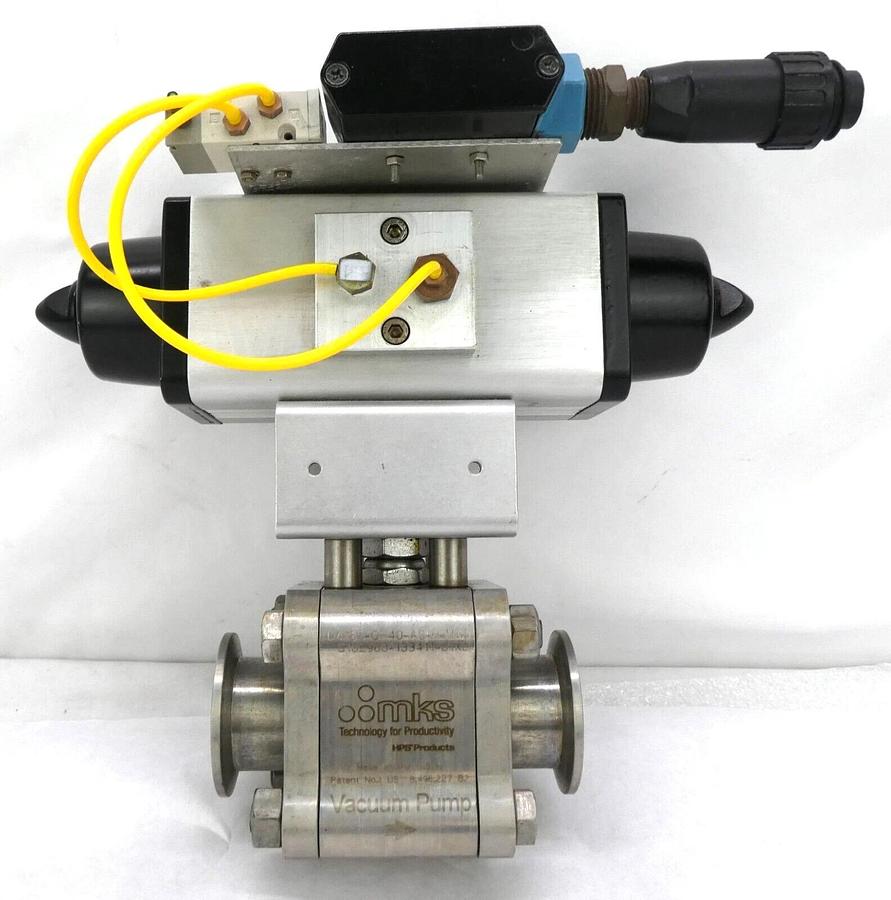 Used MKS Instruments D4150-QF40-AS-H-MKS Ball Valve S102960-133411-01XL Working