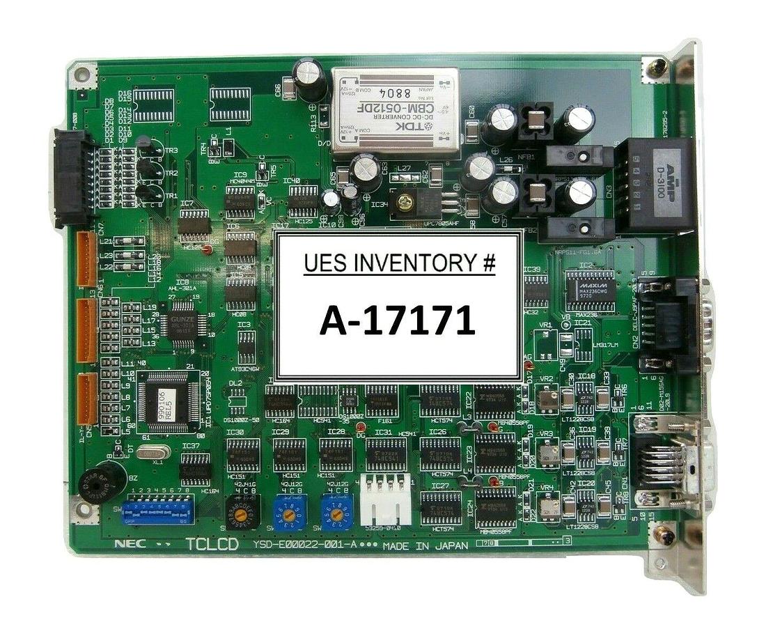 Used NEC YSD-E00022-001-A LCD Display Panel PCB TCLCD TEL Tokyo Electron P-8 Working