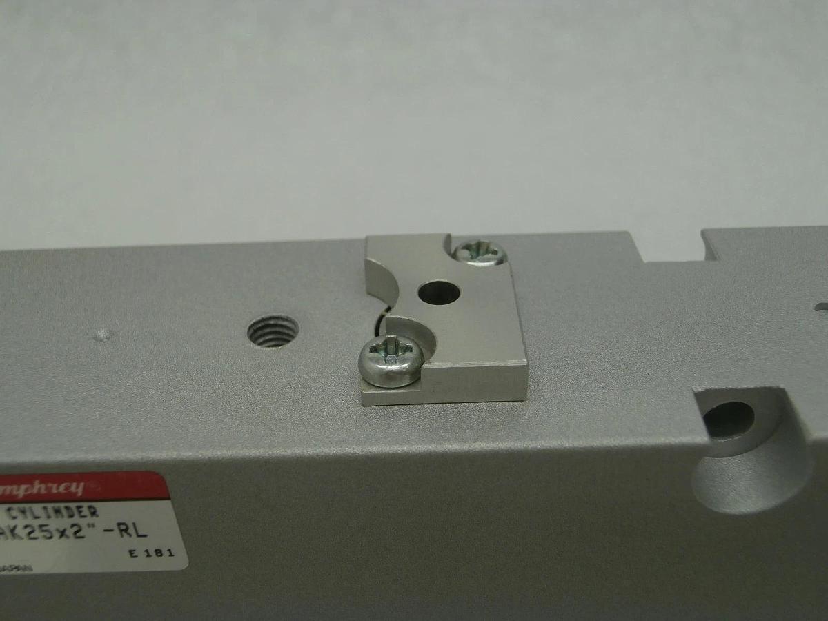 Humphrey HTBDAK25X2"-RL Twin Piston Rod Pneumatic Cylinder HTBDAK25X2RL New