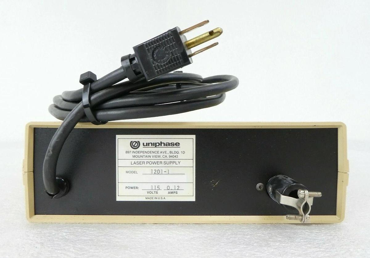 Used Varian VSEA Laser System Uniphase 1108 with Power Supply 1201-1 Working Surplus