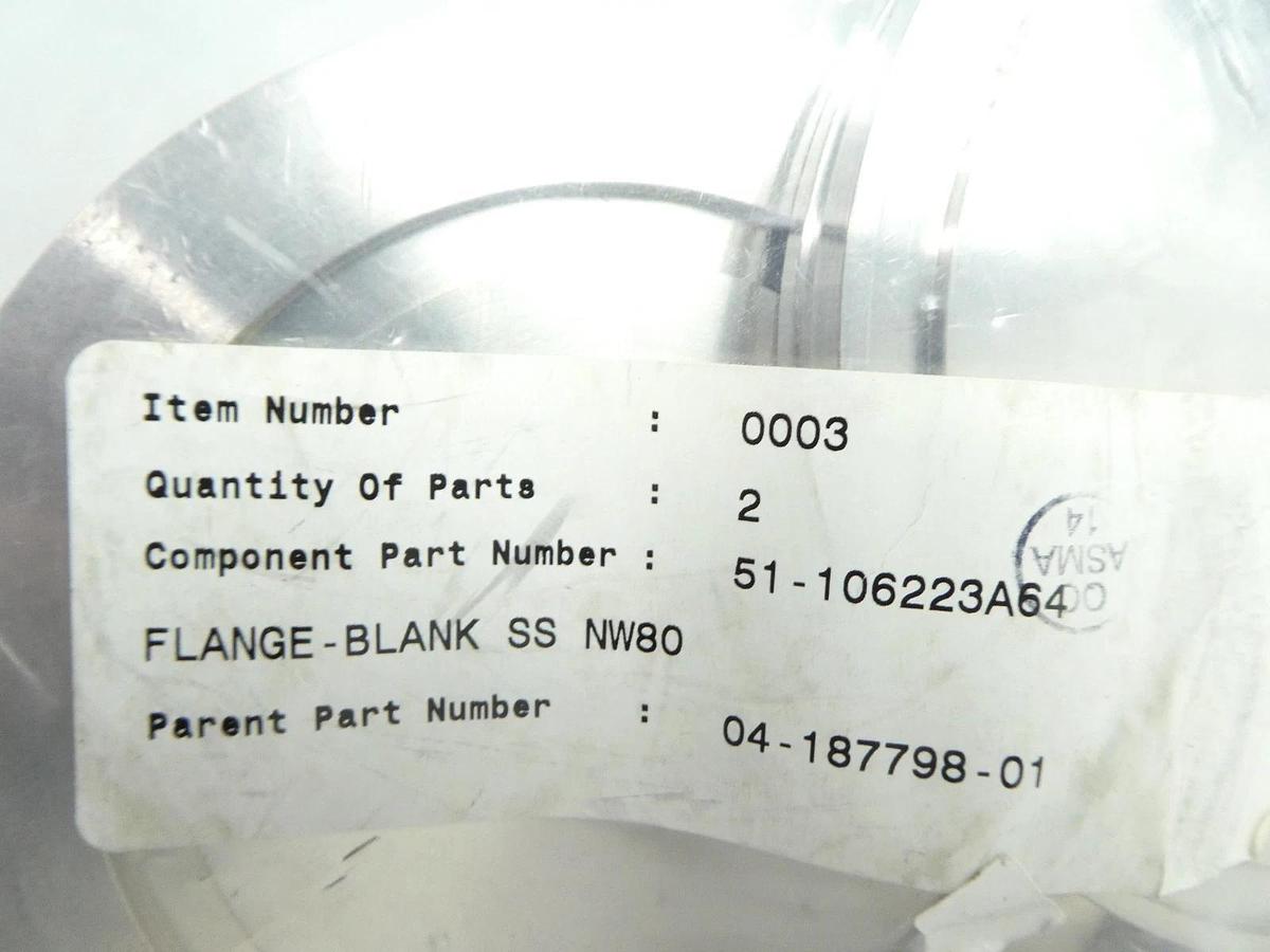 ASM 04-187798-01 PVC Cap Kit 51-106223A64 Reseller Lot of 2 New Surplus