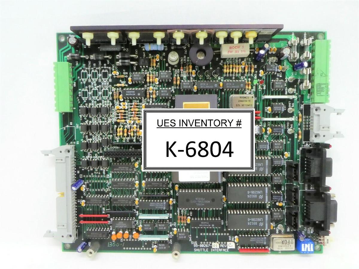 Used SVG Silicon Valley Group 99-80267-01 Shuttle Interface PCB Rev. C 90S Working