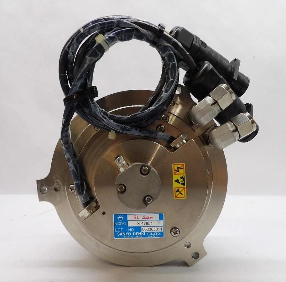 Used Sanyo Denki X-47851AC Servo Motor TEL Reseller Lot of 2 Working