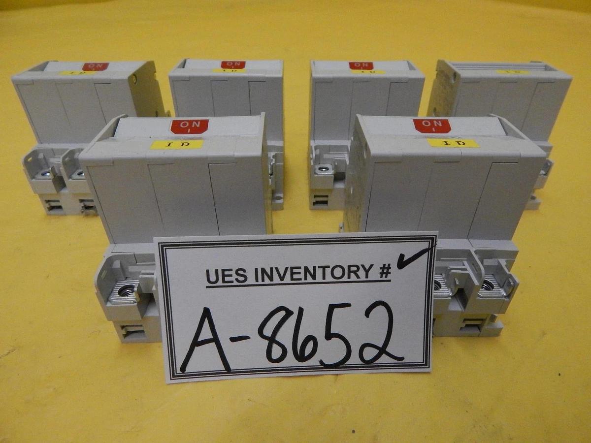 Used Mitsubishi CP30-BA Circuit Protector 3-Pole 15A 30A Lot of 6 Used Working