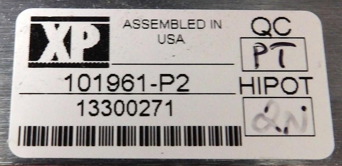 Used XP Power 101961-P2 Power Supply Control Module Working Surplus