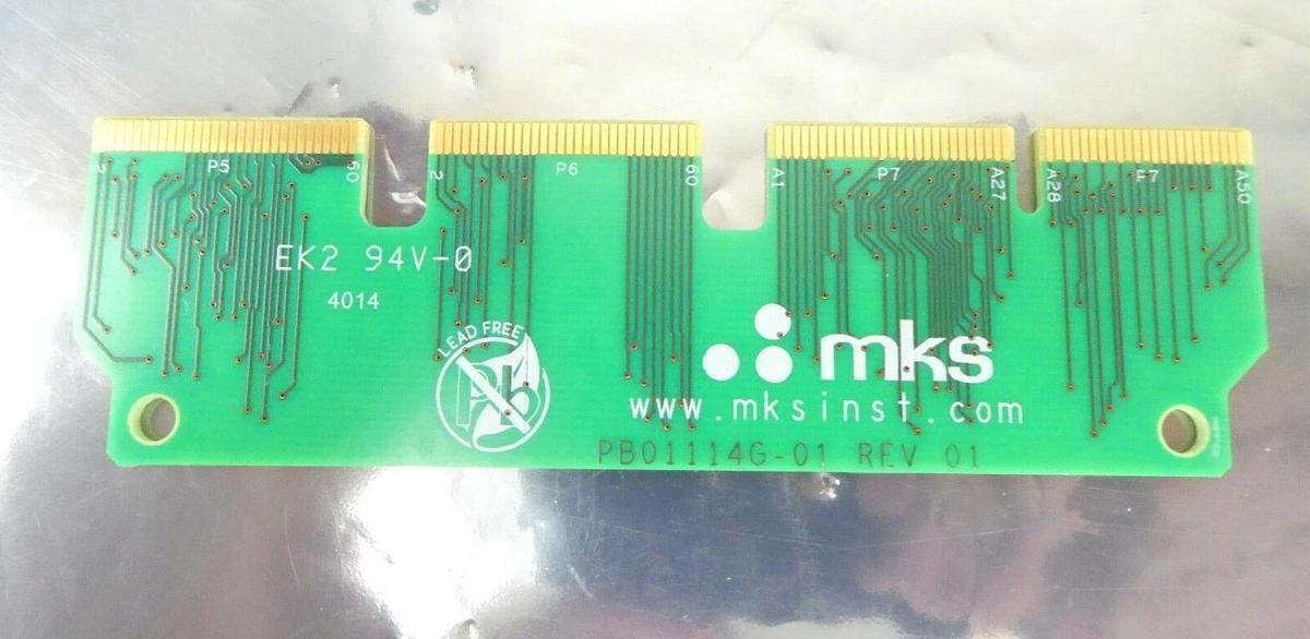 Used MKS Instruments AS01112G-01 Tahoe HVM PVD CIOC Interlock PCB Working Surplus