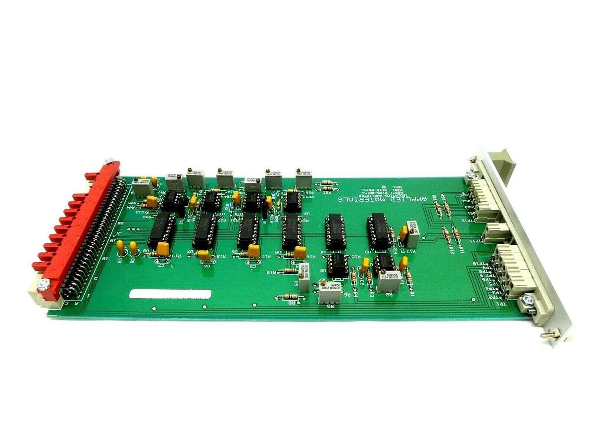 Used AMAT Applied Materials 0100-00156 Isolation Amplifier PCB Card Working