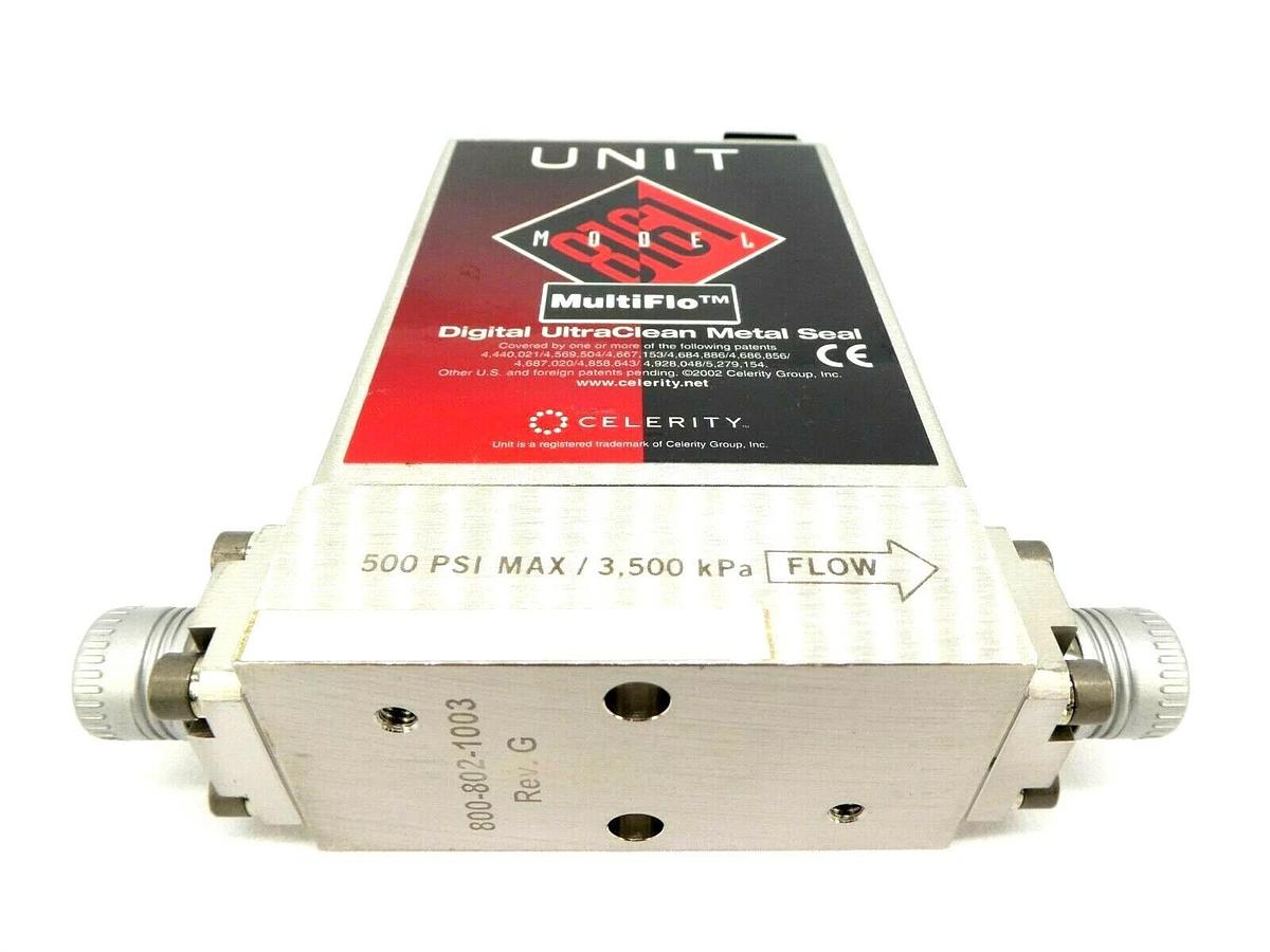 UNIT Instruments UFC-8161C Mass Flow Controller MFC 200 SCCM SF6 MultiFlo New