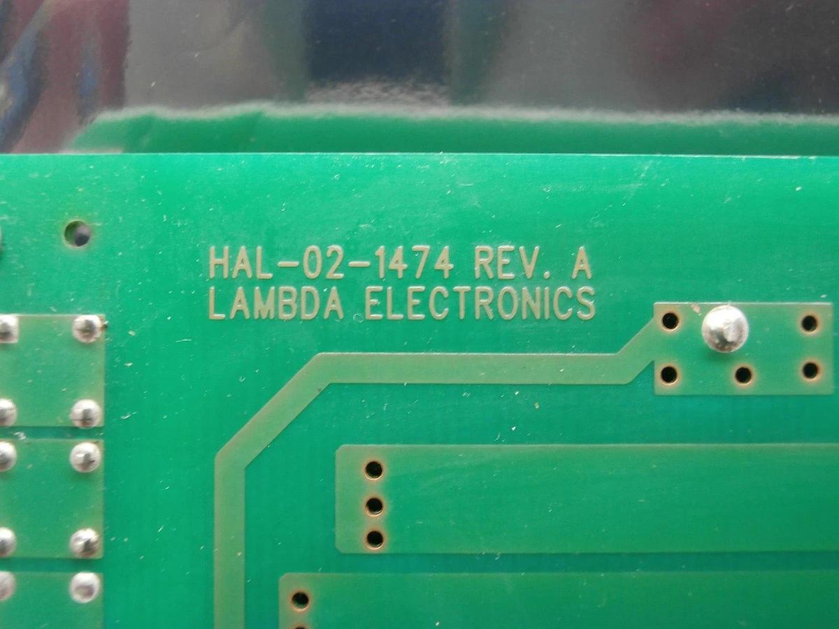 Used Lambda PDC60-300 Power Supply Card PCB HAL-02-1474 Rev. B Used Working