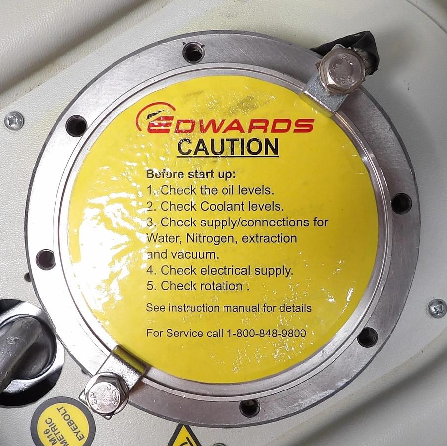 Refurbished iGX6/100M Edwards NR5159000XS Vacuum Pump IGX6 100M SS Manufacturer Refurbished