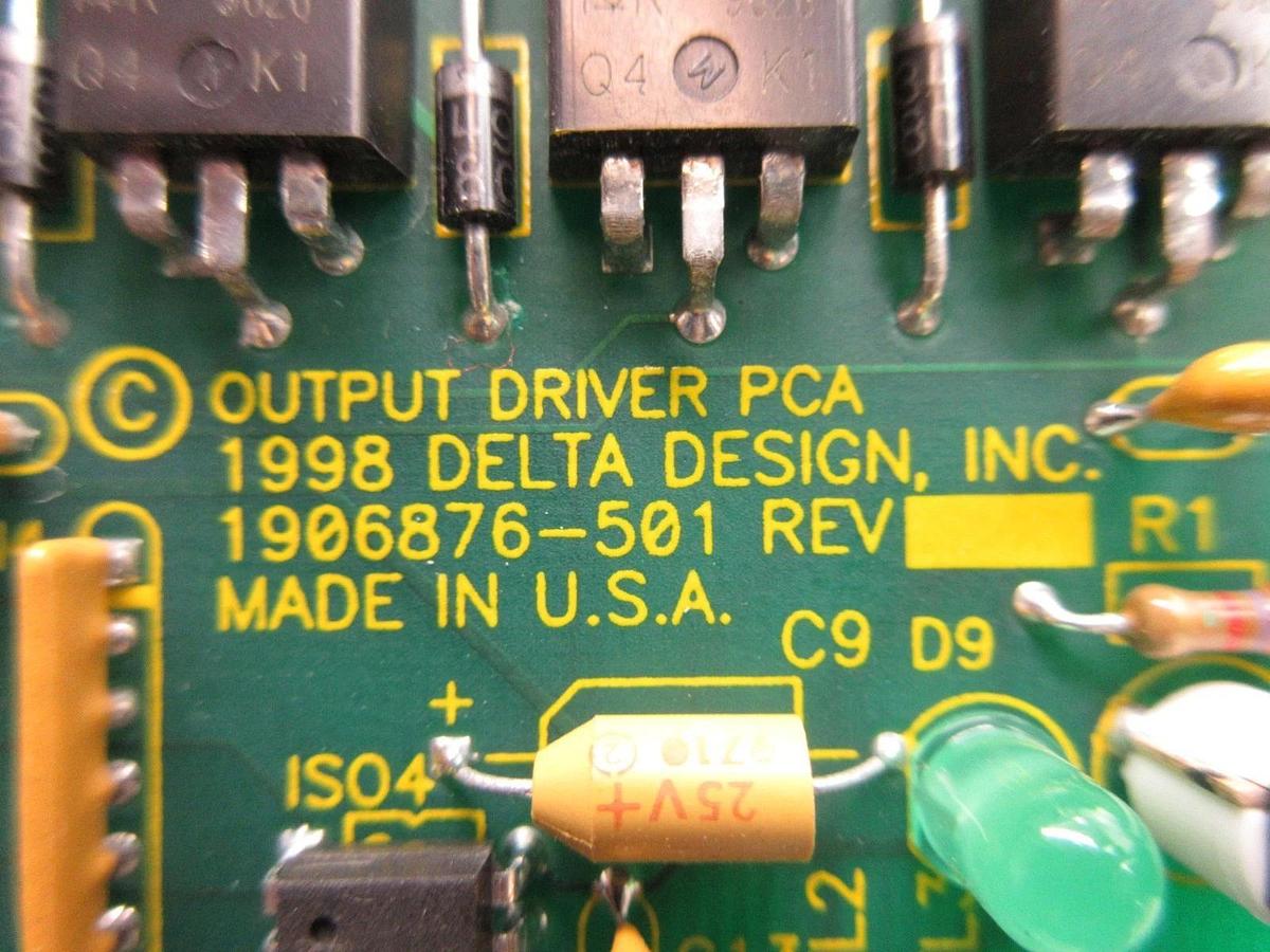 Used Delta Design 1906876-501 Output Driver PCA Board PCB Summit ATC Thermal Used