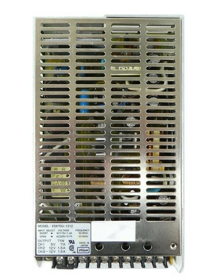 Used Volgen ESK70U-1212 DC Power Supply Novellus Systems 27-10052-00 Working Spare