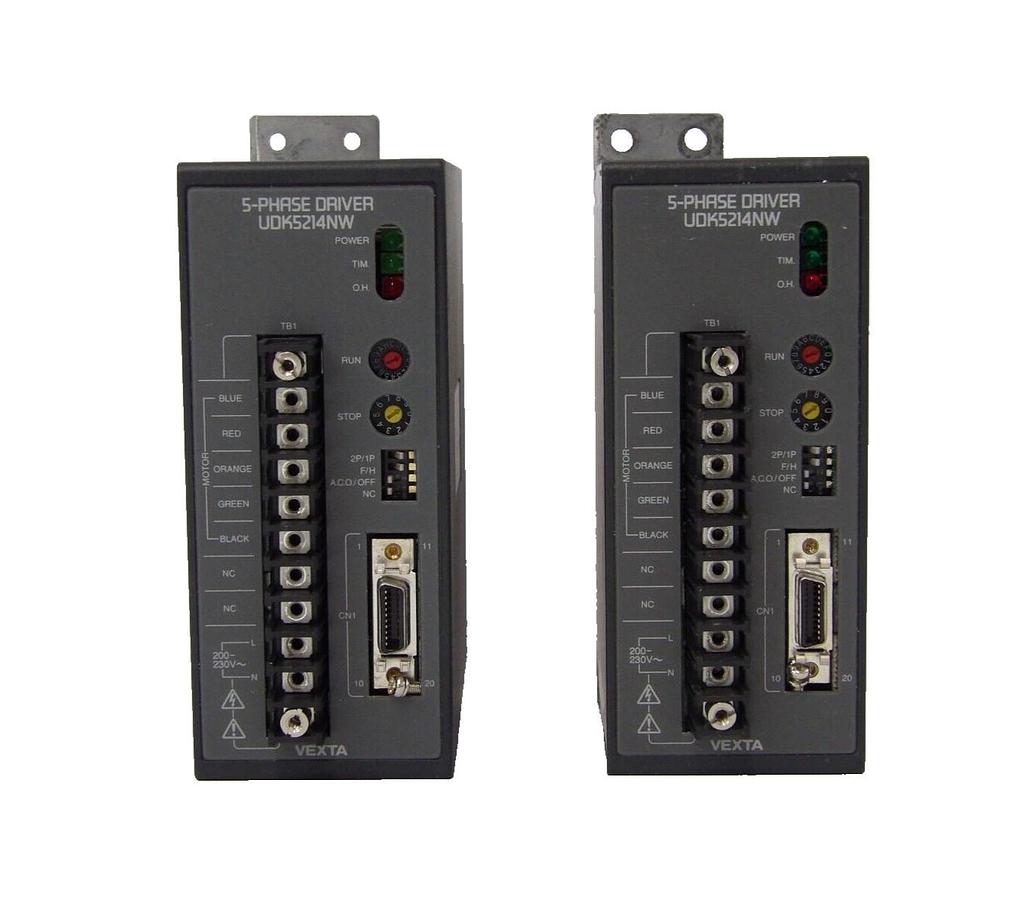 Used Oriental Motor UDK5214NW 5-Phase Driver Reseller Lot of 2 Working Surplus