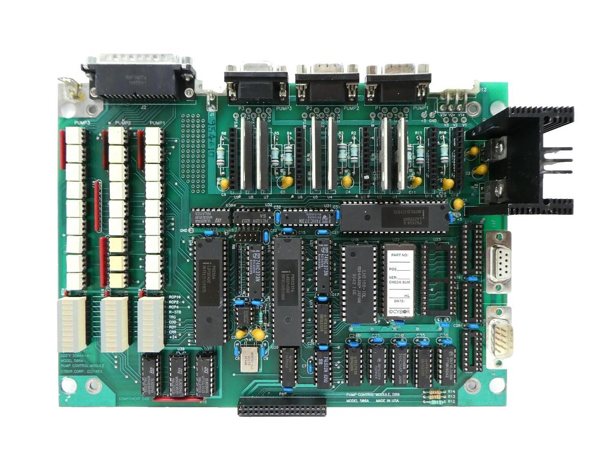 Used Cybor 35044-01 Photoresist Pump Control DB9 Module PCB 506A 59274-01 SVG Working