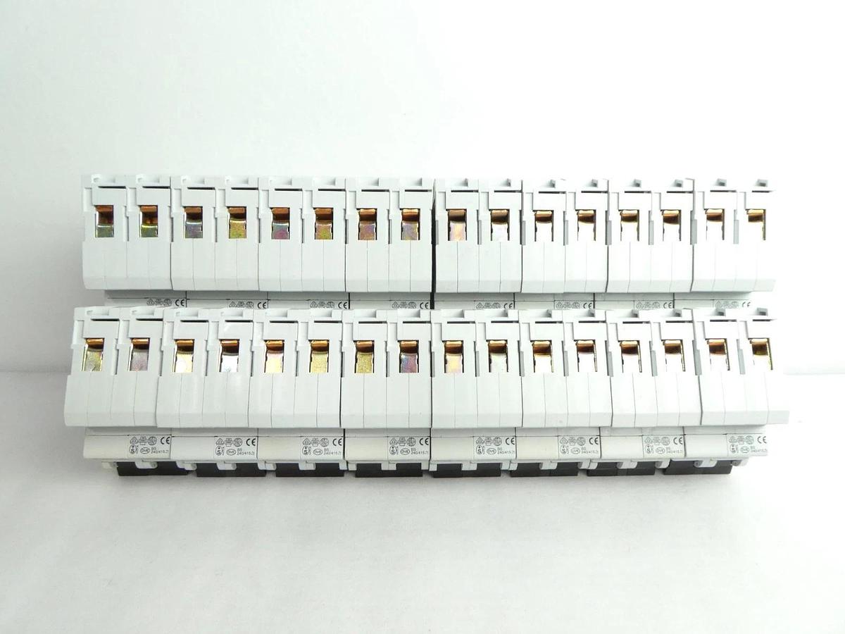 Used Moeller Klockner FAZN B10-2 Circuit Breaker Lot of 16 Used Working