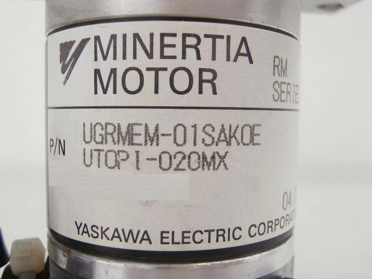 Used Yaskawa UGRMEM-01SAK0E Motor Minertia RM UTOPI-020MX Nikon NSR-S306C Working