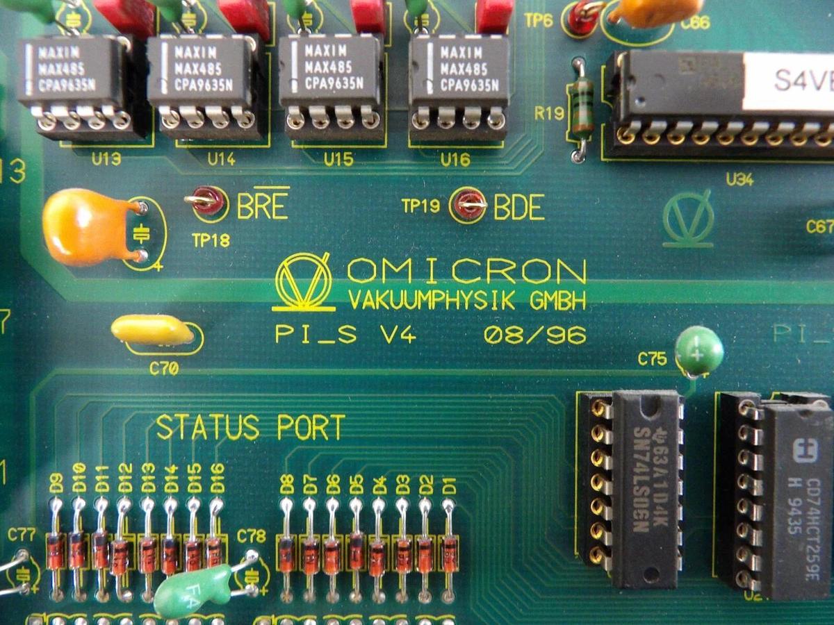Used Omicron Vakuumphysik PI_S V4 SPM CU PCB Assembly Working Surplus